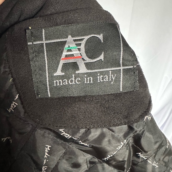 Black Suede and Leather Jacket - Picture 5 of 12